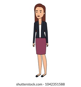 successful businesswoman avatar character