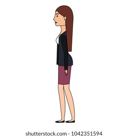 successful businesswoman avatar character