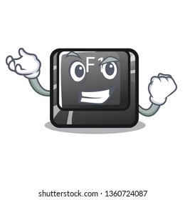 Successful button f1 in the shape character