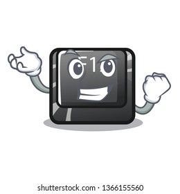 Successful button f12 isolated in the character