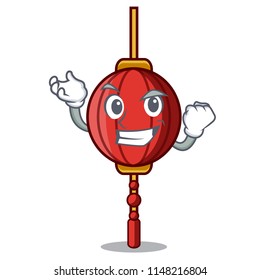 Successful chinese lantern character cartoon