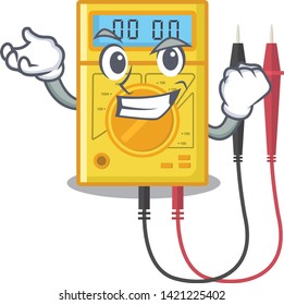 Successful digital multimeter isolated with the character