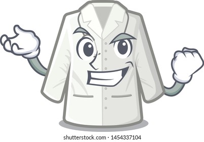 Successful doctor coat isolated in the character