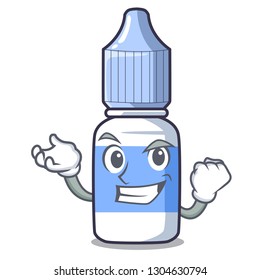 Successful eye drops above mascot wood tables