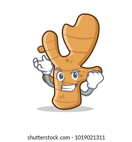 Successful ginger character cartoon style