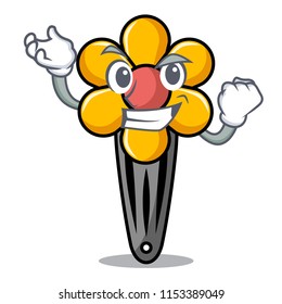 Successful hair clip character cartoon