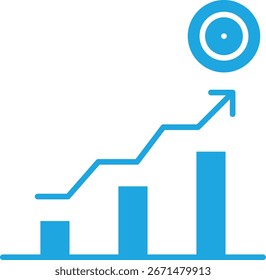 Successful Investment sinle vector icon illustration
