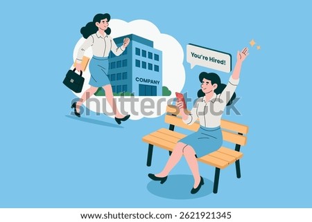 Successful Job Application and Hiring Result