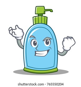 Successful liquid soap character cartoon