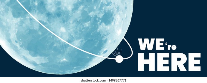 Successful Moon landing mission - we are on the moon 