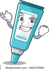 Successful ointment isolated with in the cartoon