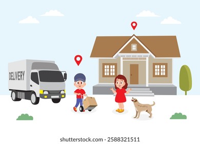 Successful Package Delivery to Happy Customer