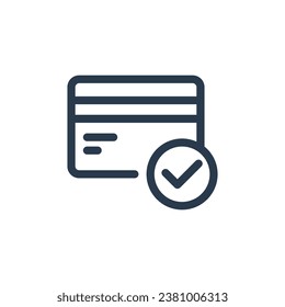 Successful Payment Checkmark Vector Icon Illustration
