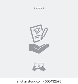 Successful performance - Minimal icon