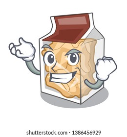Successful pork rinds in a cartoon jar