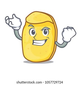 Successful potato chips character cartoon