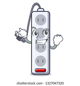 Successful power strip attaches the cartoon table