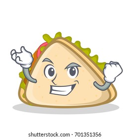 Successful sandwich character cartoon style