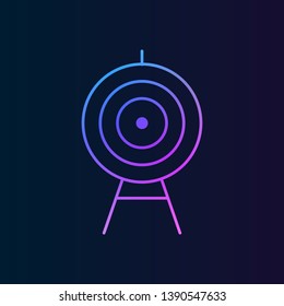 Successful shoot, Darts target aim nolan icon. Simple thin line, outline vector of Amusement icons for UI and UX, website or mobile application