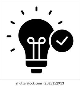 Successful Strategy Icon Element For Design