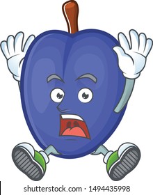 Successful sweet prunes character for agriculture design