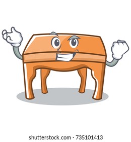 Successful table character cartoon style