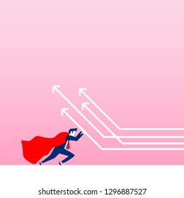 Successful team. flat 3d isometric business concept web vector illustration. Teamwork businessmen,Creative people.