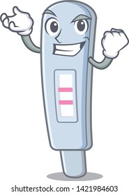 Successful test pack isolated in the cartoon