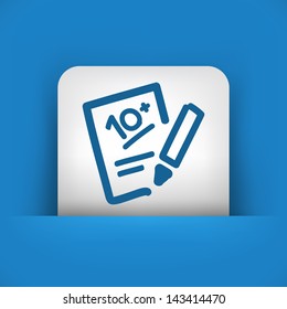Successful test performance result icon