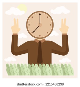 Successful time management concept, time management.