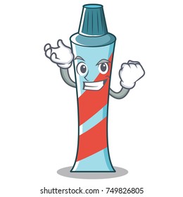 Successful toothpaste character cartoon style
