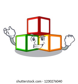 Successful toy blocks cube blank cartoon wooden