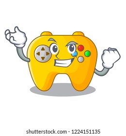 Successful Video game controller shaped on charcter