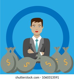 
Successful and wealthy business man