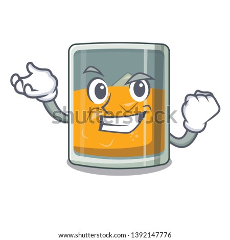 Successful whiskey islated with in the character