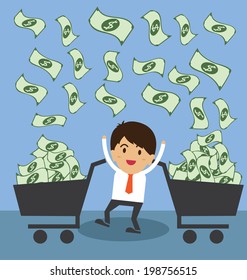 Successful young businessman