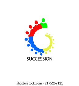 Succession Icon Vector Design Templates 