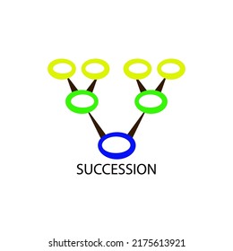 Succession Icon Vector Design Templates 