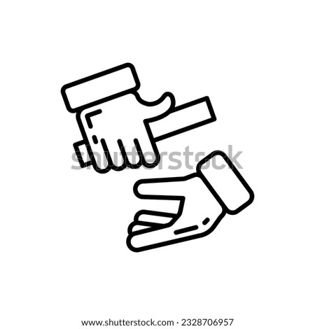 Succession planning icon in vector. Illustration