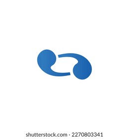 logotipo de plantilla simple de iconos sucesivos