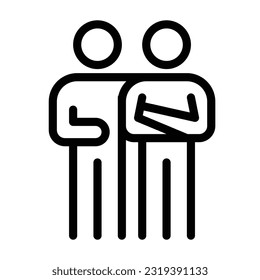 elementos de diseño de vectores de línea de iconos sucesores pictogramas logotipo de fé e infografías 
