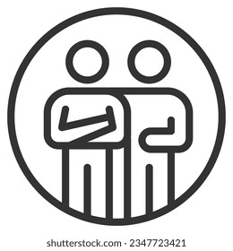 successor icon  line vector design elements pictograms wed logo and infographics 
