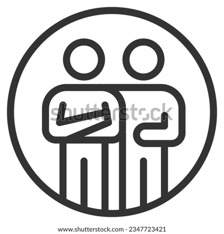 successor icon  line vector design elements pictograms wed logo and infographics 
