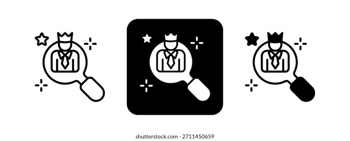 Sucesor Conjunto de Ilustración vectorial de dibujo de líneas de color sólido y negro