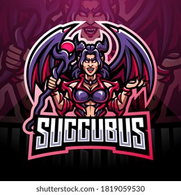 Succubus esport mascot logo design