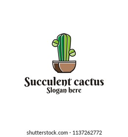 succulent cactus logo
