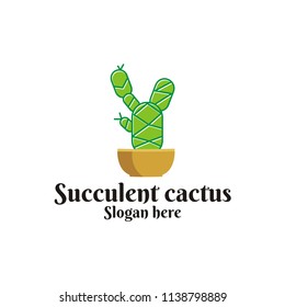 succulent cactus logo