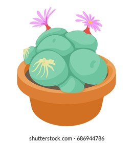 Succulent icon. cartoon illustration of vector icon for web