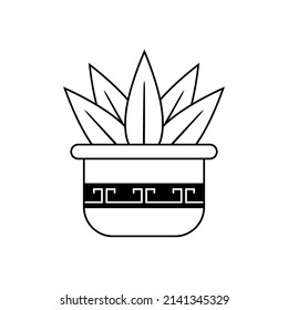 Sukkuläres Symboldesign, Vektorgrafik einzeln
