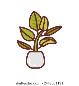 Succulent icon in vector. Logotype